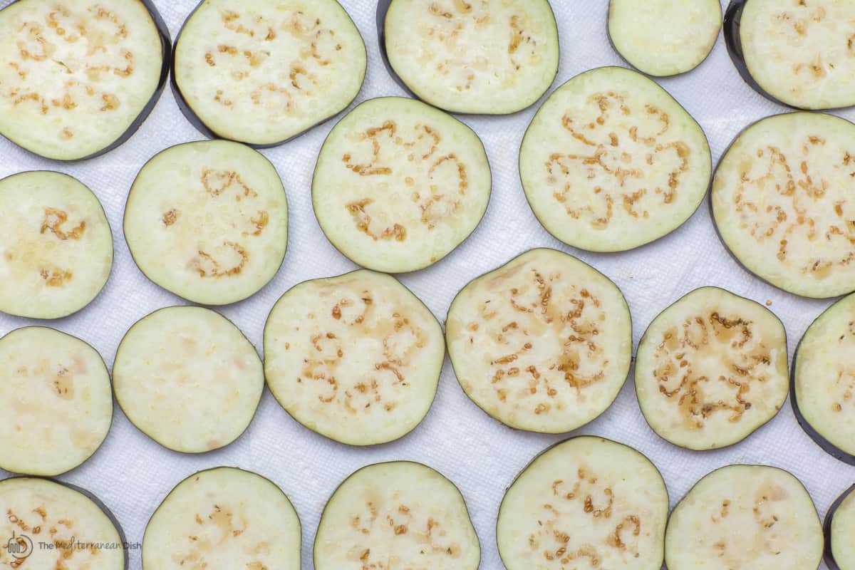 Eggplant Sliced