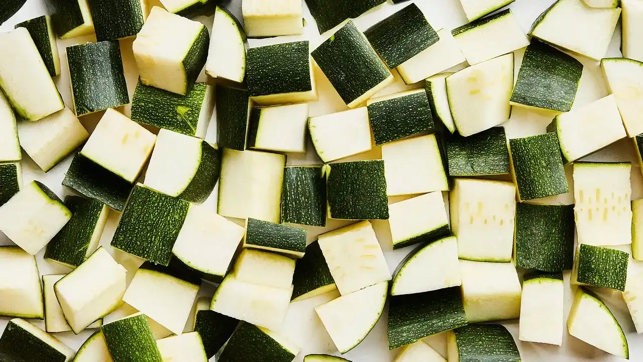 Zucchini Portioned